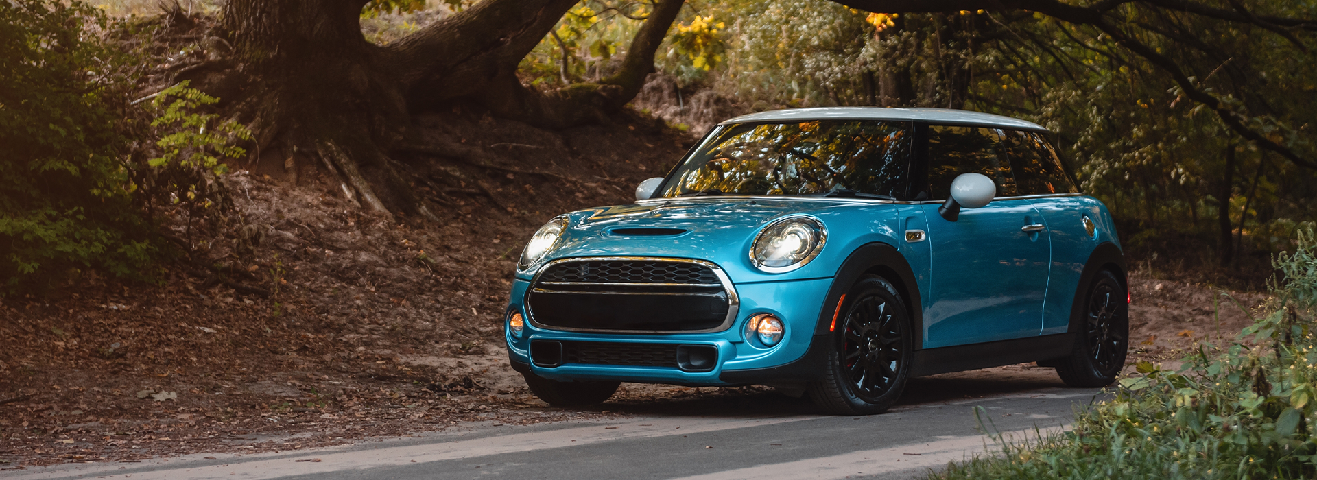MINI Cooper on the road